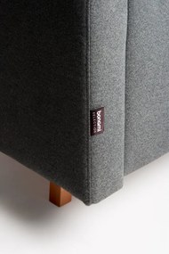 Ciemnoszara sofa rozkładana Bonami Selection Pop