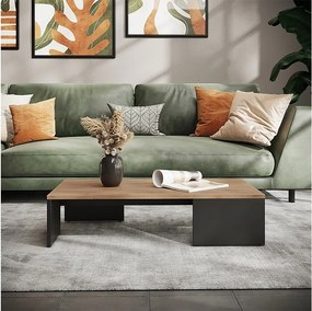 Stolik kawowy antracyt/złoty dąb 90x50x21.4 hardi