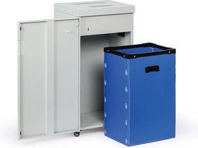 Niszczarka przemysłowa mikrościnkowa MDM215-70L, 15 arkuszy, 70 l, metalowa obudowa