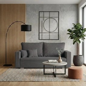 Sofa kanapa 2 os z funkcją spania DARIA Ciemny szary