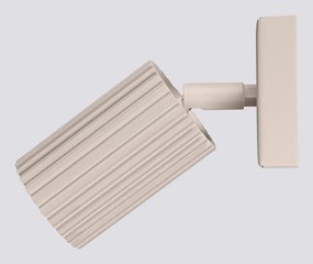 Szarobrązowa metalowa lampa punktowa 8x16 cm Gleam – Sollux