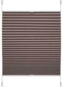 Brązowa roleta 97x150 cm Plisé Verona – Gardinia