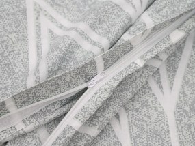 PrzytulneMieszkanie.pl PrzytulneMieszkanie.pl Kora Pościel z bawełny renforcé GRAY STRIPES szare Rozmiar pościeli: 70 x 90 cm | 140 x 200 cm