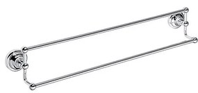 Wieszak na ręczniki 66,5x12,5 cm srebrny