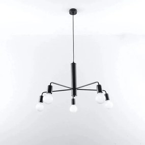 Żyrandol DUOMO 5 czarny