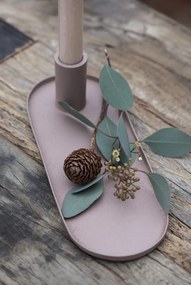IB Laursen Fioletowy metalowy świecznik CANDLE HOLDER