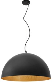 Lampa Sufitowa Wisząca Misa Metalowa 50cm APP379-1CP Czarna