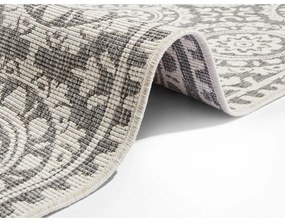 Szaro-kremowy chodnik odpowiedni na zewnątrz NORTHRUGS Jardin, 80x250 cm
