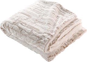 Pluszowy koc ze sztucznego futra, LYNX