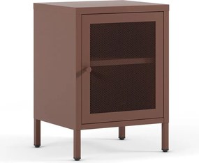 Bordowa szafka nocna Fayna – Marckeric