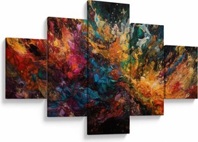 Obraz - Abstrakcja kolorów II. (125x70 cm)