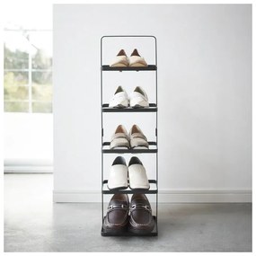 Czarny metalowy regał na buty Tower Shoe Rack – YAMAZAKI