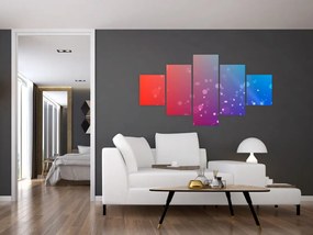 Nowoczesne malarstwo abstrakcyjne (125x70 cm)