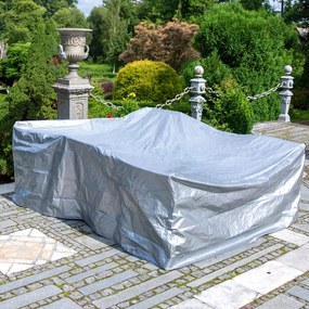 Pokrowiec na komplet mebli 240 x 200 x 88 cm szary PATIO