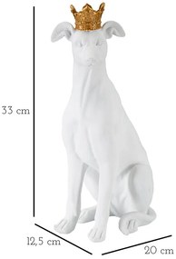 Figurka z żywicy polimerowej 33 cm Dog – Mauro Ferretti
