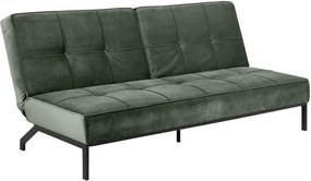 Pikowana sofa rozkładana z tkaniny aksamitnej Perugia VIC