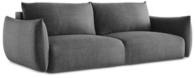 Ciemnoszara rozkładana sofa 230 cm Leila – Makamii