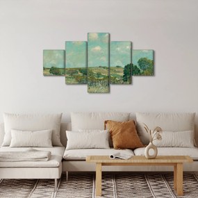 Obraz - Alfred Sisley,  Meadow, reprodukcje (125x70 cm)