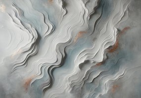 Fototapeta - Ściana z falami 3D (196x136 cm)