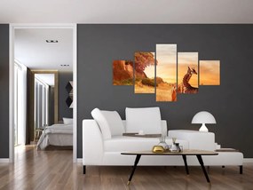 Obraz - Żyrafy w Afryce (125x70 cm)