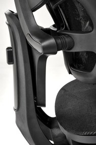 Fotel biurowy z regulacjami Macar Halmar, zgodny z normą BHP