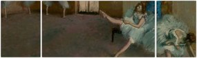 Obraz - Edgar Degas, Before the Ballet, reprodukcje (170x50 cm)