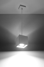 Minimalistyczna lampa wisząca kostka E816-Quas Terani