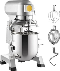 Mikser stojący SucceBuy ze stali nierdzewnej, komercyjny mikser do ciasta SucceBuy 30 qt, 3 prędkości, 1100 W, komercyjny mikser stojący