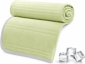 Chłodząca letnia kołdra CELIA, zielona Rozmiar: 140 x 200 cm