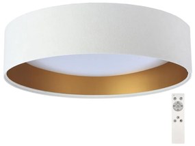 LED 24W SMART GALAXY stropní stmívatelné svítidlo bílá/zlatá + DO