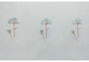 Biało-niebieska firanka 140x260 cm Elba – Mendola Fabrics