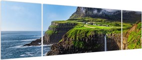 Obraz - Wodospad Múlafossur (170x50 cm)