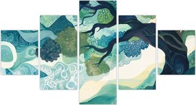 Obraz – Zielona korona drzewa życia (125x70 cm)