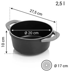 Tescoma Garnek SmartCLICK 20 cm, 2,5  l