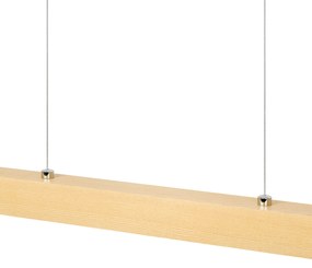 Lampa wisząca LED 80 cm z drewna jesionowego L80KB-4K-ESCHE wymienny L