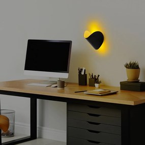 Czarny kinkiet LED Heybe – Opviq lights