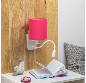 Brilagi - LED Kinkiet NUBILA 1xE27/25W/230V + LED/3W biały/różowy