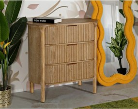 Komoda z litego drewna jodłowego w naturalnym kolorze 80,5x82x47 cm Gothenburg – Mauro Ferretti