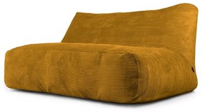 Musztardowy sztruksowy worek do siedzenia Sofa Tube 160 – SLOWDOWN