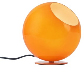 Lampa stołowa w stylu Retro pomarańczowa ze szkła - Mabel Retro Oswietlenie wewnetrzne