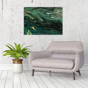 Obraz - Zielony marmur (70x50 cm)