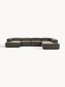 Sofa modułowa ze skóry z recyklingu Lennon