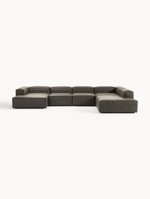 Sofa modułowa ze skóry z recyklingu Lennon