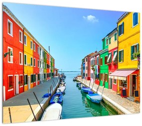 Obraz - Wyspa Burano, Wenecja, Włochy (70x50 cm)