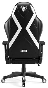 Fotel gamingowy Diablo X-Horn 2.0 King Size, czarno-biały