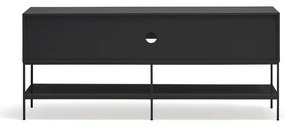 Czarna szafka pod TV 175x74x45 cm Platt – Teulat