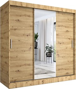 Szafa przesuwna dąb artisan 200 cm A0-N67