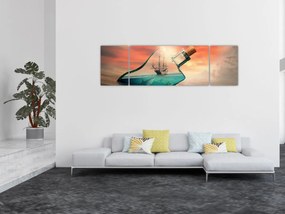Obraz - Życie w butelce (170x50 cm)