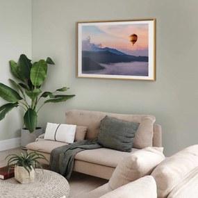 Plakat Warto marzyć 42x29,7 cm z ramą złotą z marginesem ARTGEIST B