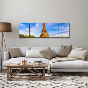 Obraz - Wieża Eiffla (170x50 cm)